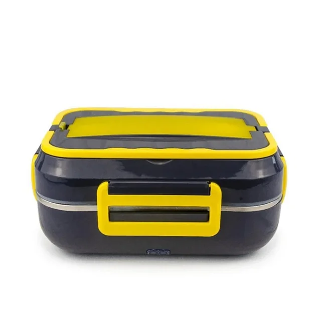 Heating Car Stainless Steel Household Electric Heat Insulation Lunch Box Dark Blue - Shop at LoveMi