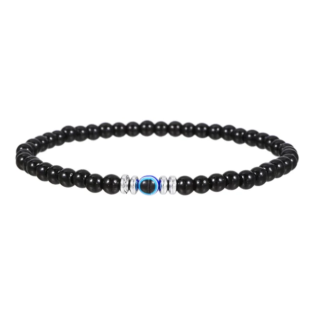Devil Eye Bracelet Yellow Tiger Eyes Couple Bracelet Black King Kong - Shop at LoveMi