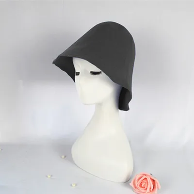 Bell shaped Woolen Trendy All match Woolen Hat For Women Gray - Shop at LoveMi