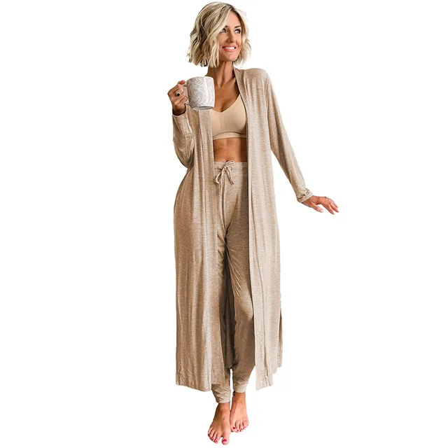 Autumn New Solid Color Long Sleeve Casual Suit Women's Simple All matching Lc151022P6016 - Shop at LoveMi