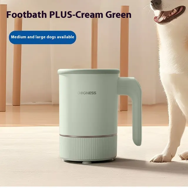 Pet Dog Automatic Foot washing Machine Cat Foot Cleaning Dog Paw Cleaning Cream Green - Shop at LoveMi