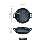 No. 8 6.5 Inches Black Gold
