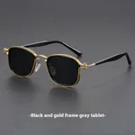 Black Gold Frame Gray Piece