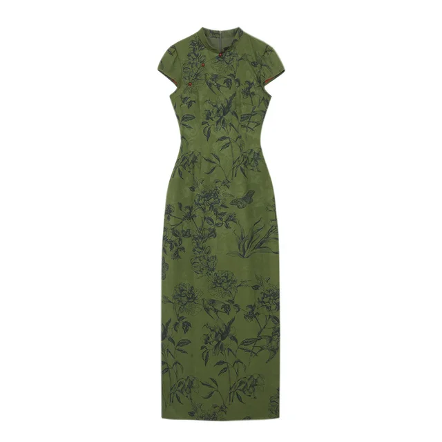 Retro New National Style Dress Women 1263 Half Sleeve - Shop at LoveMi