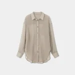 Linen Apricot Shirt
