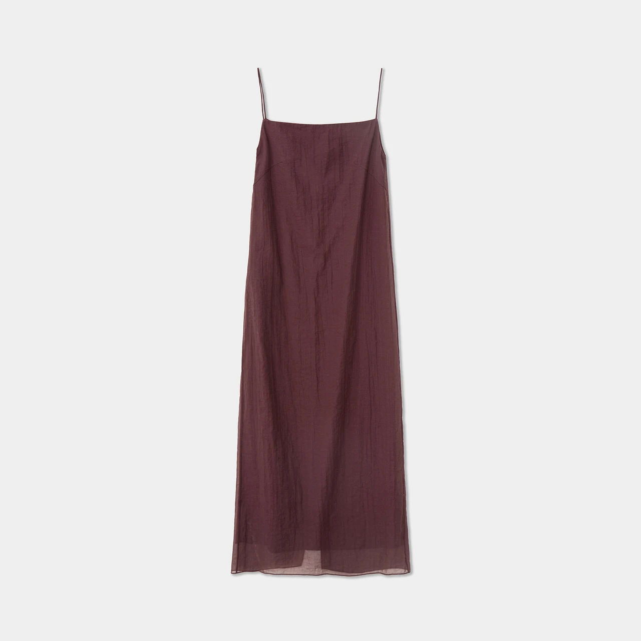 Fairy Air-filled Hazy And Wrinkled Cotton Yarn Shirt Sling Vest Skirt Set - Red Suspender Skirt
