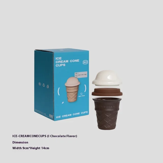 Gift Cup Coffee Ceramic With Lid Oreo Color - Shop at LoveMi