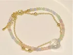 White Beaded Bracelet