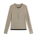 Khaki Coffee Stitching