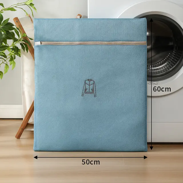 Sandwich Extra Thick Laundry Bag Anti deformation Protective Laundry Bag Blue 50X60 - Shop at LoveMi