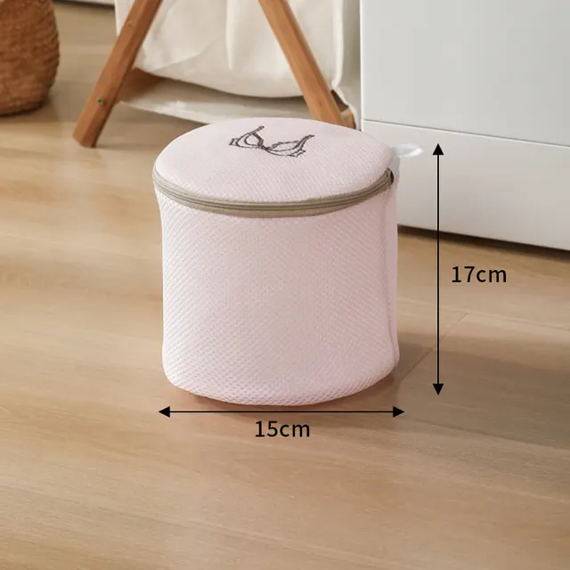 Sandwich Extra Thick Laundry Bag Anti deformation Protective Laundry Bag Pink Round Bra 15X17 - Shop at LoveMi