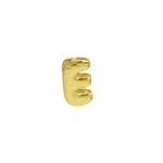 Gold E Pendant