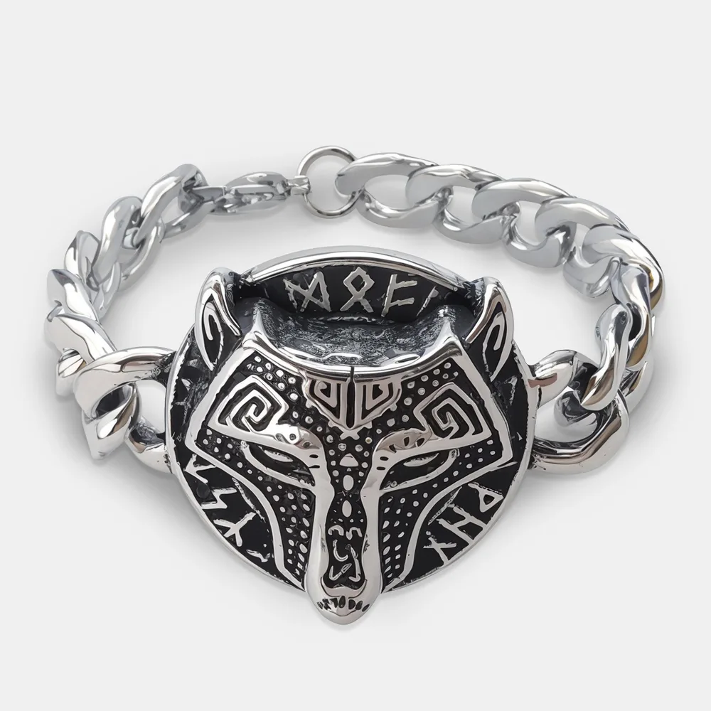 Love Cross Titanium Steel Cuban Bracelet - Sl55