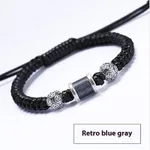Retro Blue And Gray