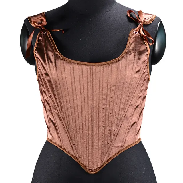 French Royal Style Tight Corset Brown - Shop at LoveMi