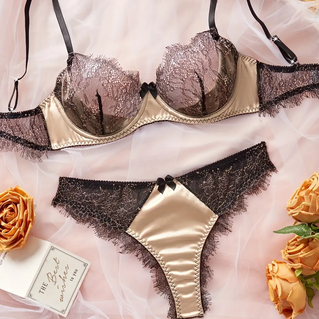 Comfortable Chest Plate Lace Sexy Lingerie Shorts Suit - Color - View 1