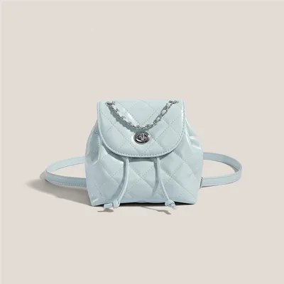 Special interest Design Backpack Women's Rhombus Plaid Blue - Shop at LoveMi