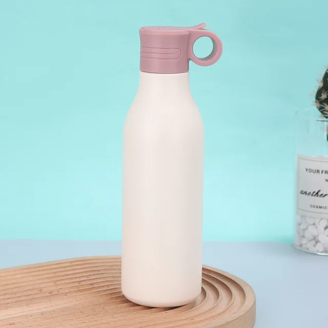 Creative Dopamine Portable Lid Cup Portable Anti fall White - Shop at LoveMi