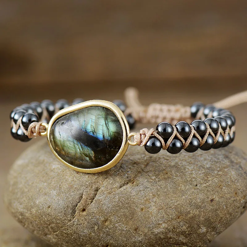 Women's Double layer Woven Bohemian Beaded Bracelet - Shop at LoveMi