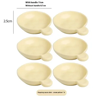 Storage Disc Suit Side Dish Soy Sauce Dish Vinegar Dish Custard 6 Pack - Shop at LoveMi