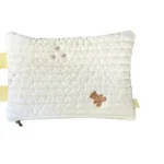 Embroidered Bear Wipes Bag