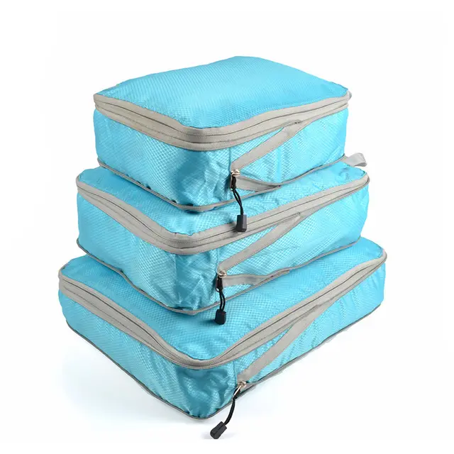 Nylon Compression Storage Bag Waterproof Portable Travel Blue - Shop at LoveMi
