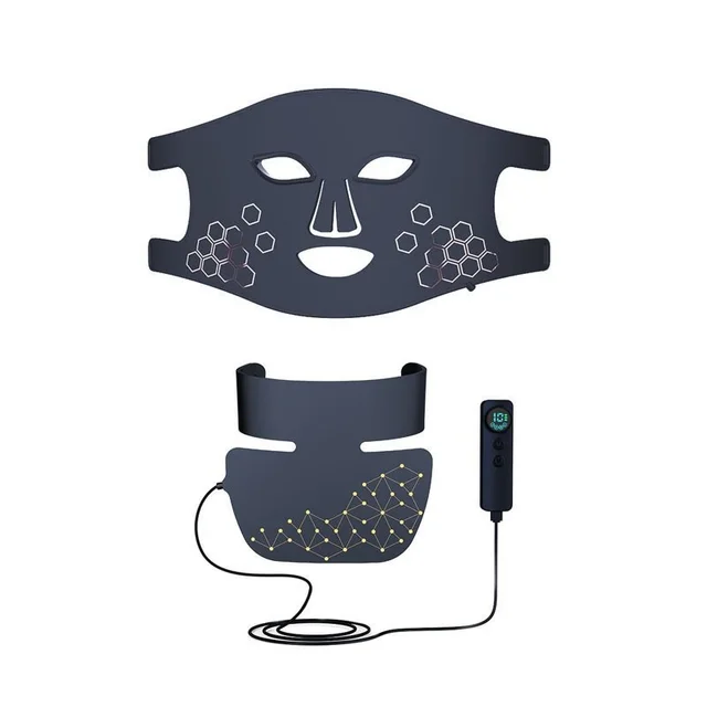 Four color LED With Neck Care Photon Mask M01+M05 - Shop at LoveMi