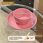 Rice Bowl Powder And Spoon