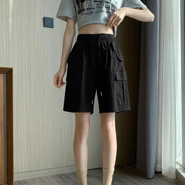 Casual Slimming Casual Overalls Pants Women Black - Shop at LoveMi