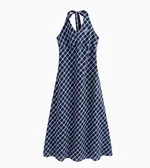 Blue Grid Dress