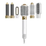 Electric Multifunctional For Curling Or Straightening Hairstyle Fluffy Shape Blowing Combs - Eu