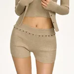 Beige Shorts