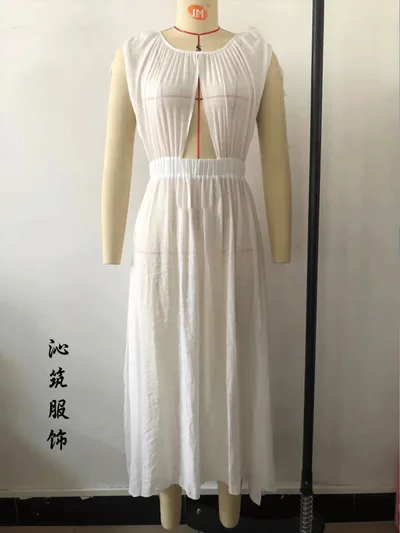 Outerwear Cover up Women's Summer Sexy Casual Sleeveless Sling White - Shop at LoveMi
