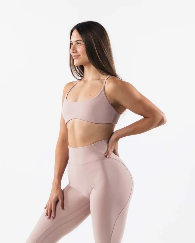 Workout Exercise Underwear Outdoor Running Beauty Back Nude Feel Yoga Clothes Gz23115 Dusty Pink Top - Shop at LoveMi
