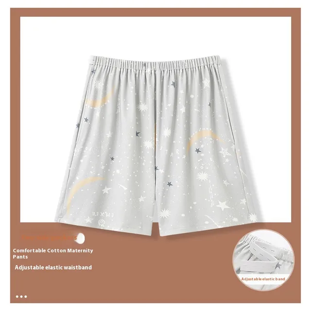Summer New Pregnant Women Adjustable Cartoon Pajama Pants Thin Hd5303Color - Shop at LoveMi
