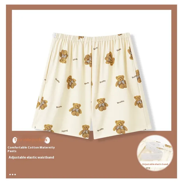 Summer New Pregnant Women Adjustable Cartoon Pajama Pants Thin Hd5304Color - Shop at LoveMi