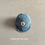 Denim Blue White Bear