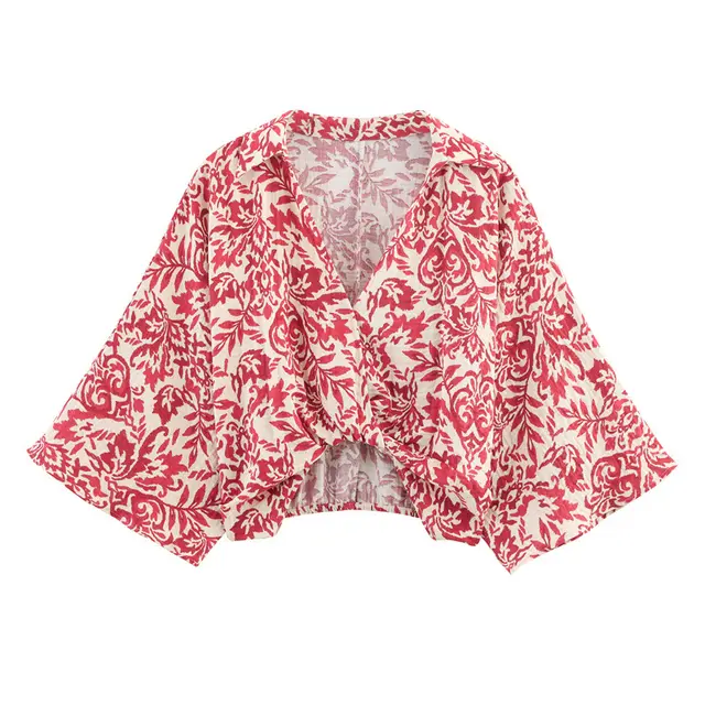 Summer Vacation Style Top Printed Wide Leg Pants Top - Shop at LoveMi