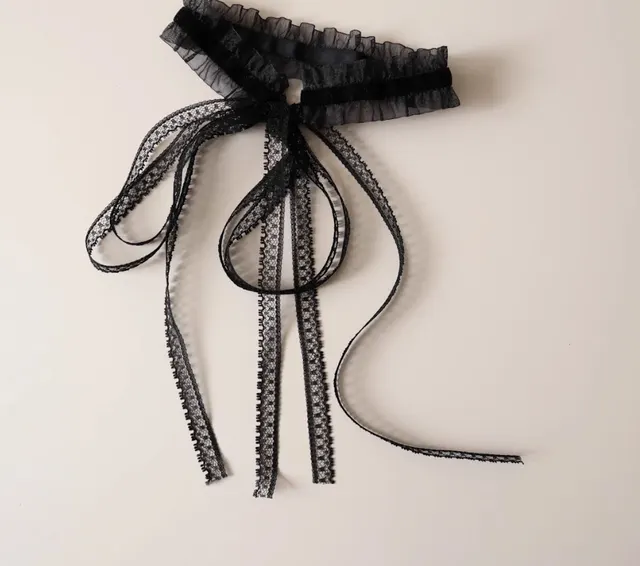 Choker Velvet Neck Ring Clavicle Chain Black - Shop at LoveMi
