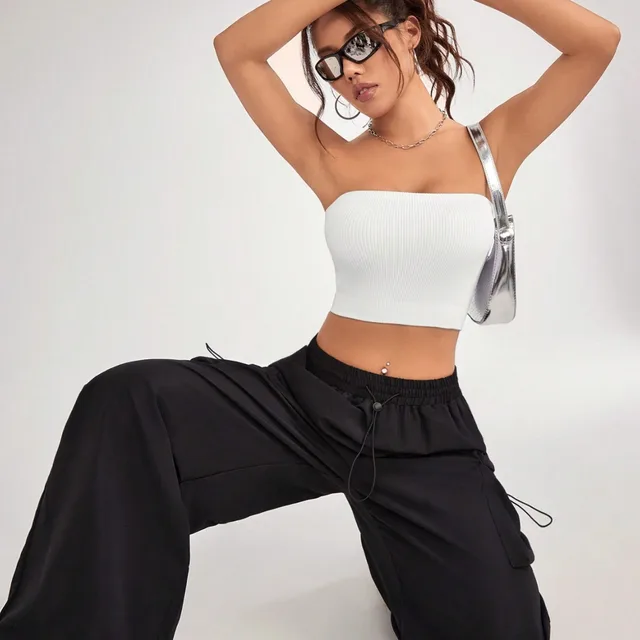 Knitted Tight Sports Vest Quick drying White - Shop at LoveMi
