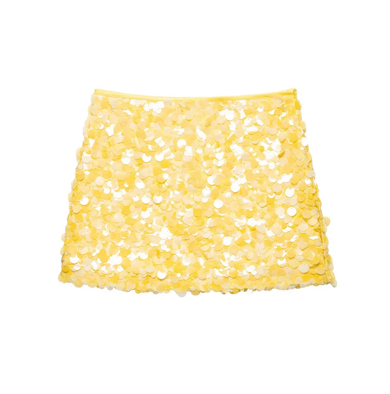 European And American Style Fashionable Sequins Mini Skirt - Shop at LoveMi