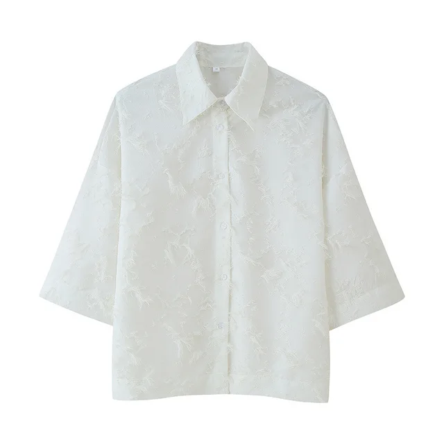 European And American Large Profile Tassel Shirt Top Tassel A Line Skirt Top - Shop at LoveMi