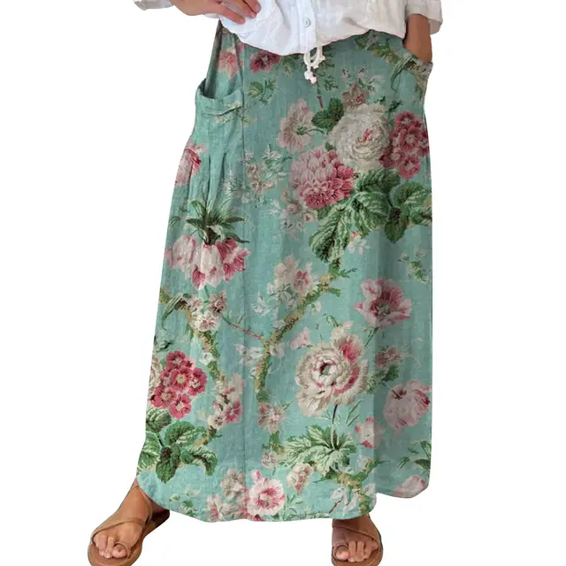 Women's Fashion Vintage Floral Holiday Dress 2 Models D712 - Shop at LoveMi