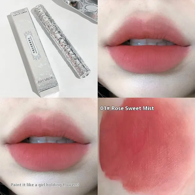 Velvet Mist Lip Mud Matte White Lipstick 1 Color - Shop at LoveMi