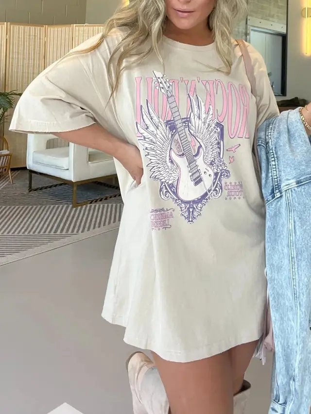 Men's And Women's Same Printed All matching T shirt Yk250417008 White - Shop at LoveMi