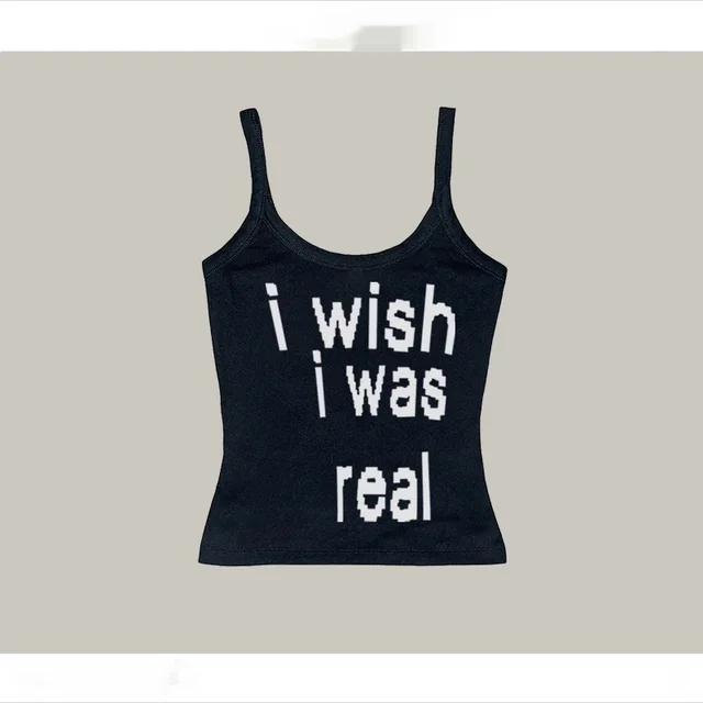 Printed Vest Black Camisole Tube Top T shirt Black Camisole - Shop at LoveMi