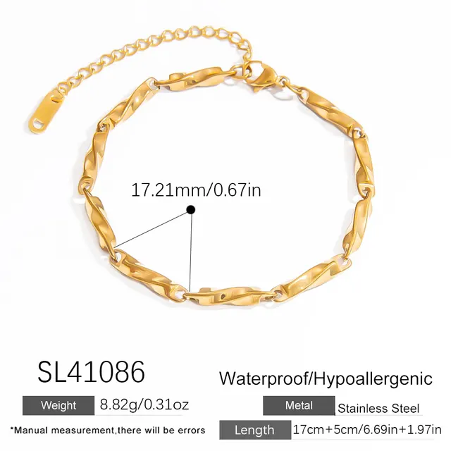 Special interest Design High grade Hand Jewelry Electroplating 18K Real Gold Sl41086 - Shop at LoveMi