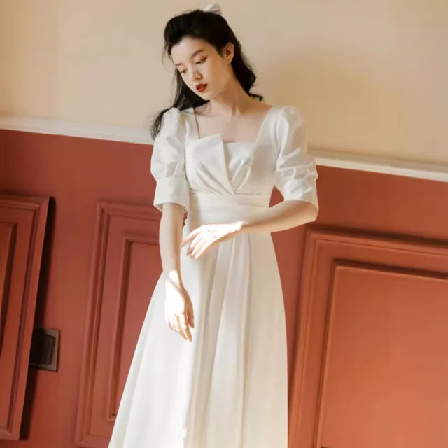 Banquet Dinner Suit Female Daily Style White - Shop at LoveMi