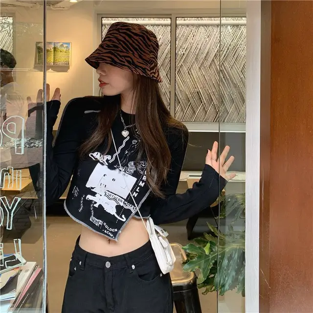 Design Sense Niche Chic High Waist Crop Top Black - Shop at LoveMi