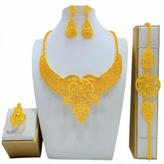 Women's Fashion All-match Jewelry Mirror Jewelry Suit - St634